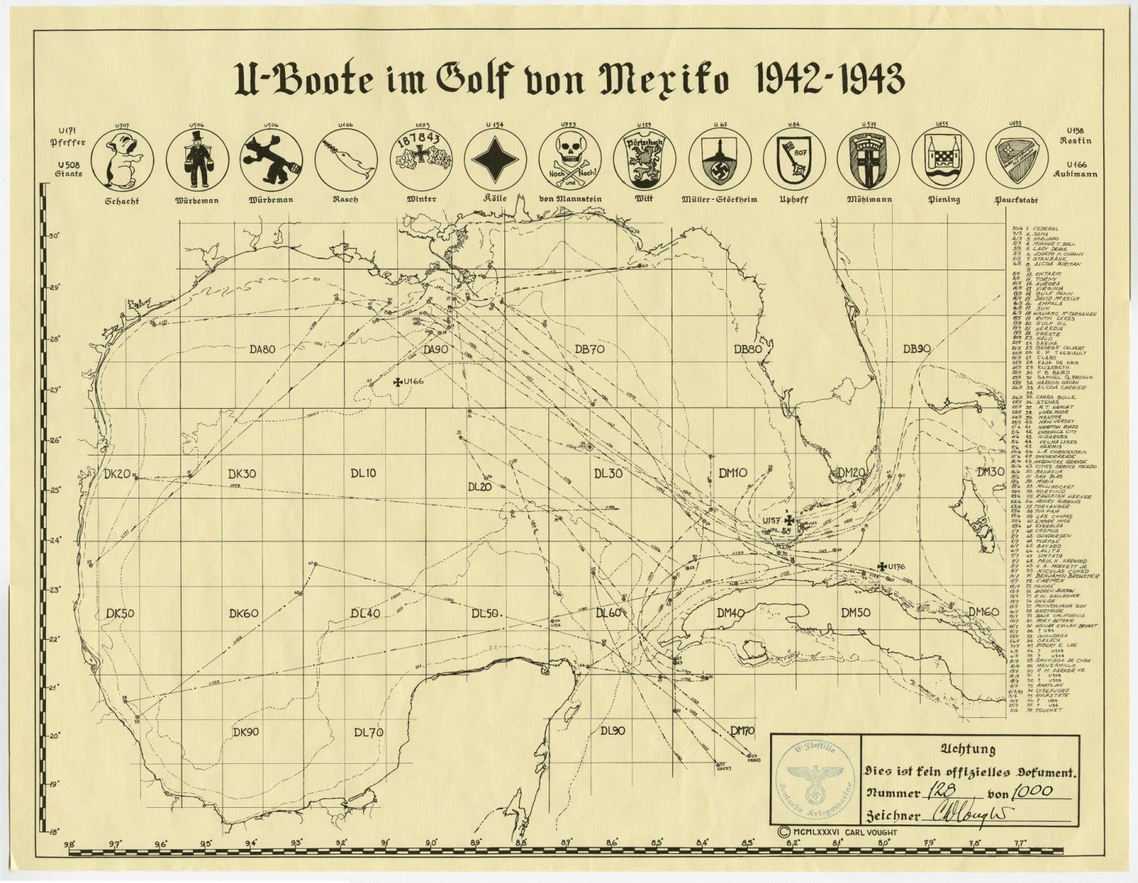 U - Boote im Golf von Mexiko 1942 - 1943